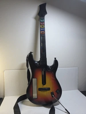 Nintendo Wii Red Octane Sunburst Controller Guitar Hero COMPLETAMENTE TESTATO 95911.805  - Immagine 1 di 4