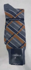 Neu mit Etikett! Cremieux italienische Merinowolle Garn Socken passt Schuhgröße 6-12 1/2 blau und... - Bild 1 von 5