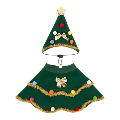 Christmas Dog Clothes Christmas Tree Pet Outfit Funny Puppy Costumes - Image 1 of 4