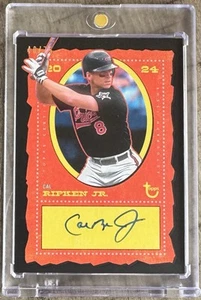 2024 Topps Brooklyn Collection Cal Ripken Jr Auto /75 Black Autograph Card AC-CR - Picture 1 of 2