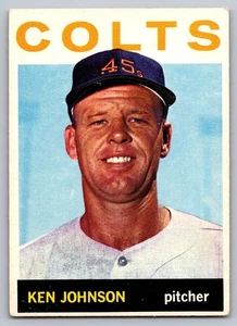 1964 Topps #158 Ken Johnson Houston Colt .45s - Picture 1 of 3