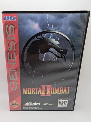 Mortal Kombat II Sega Genesis CIB Complete In Box Acclaim Ent. Midway T-81346 - Image 1 of 4