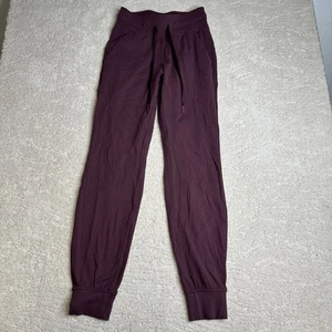 Damen Größe 2 Ready To Rulu Pant Cassis Jogger Athleisure Jogginghose - Bild 1 von 5