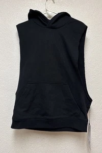 Alo Yoga Men’s Black Renown Sleeveless Hoodie Athletic Sz S - Picture 1 of 7