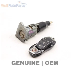 2011-2018 PORSCHE CAYENNE - LOCK Cylinder SET W/ KEY 95853890104 - Picture 1 of 5