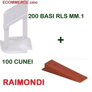 200 BASi RLS MM.1 + 100 CUNEI RLS RAIMONDI DISTANZIATORI LIVELLANTI BASE/CUNEO - Imagen 1 de 1