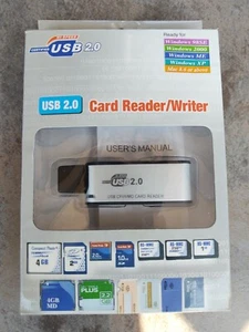 (NEW) USB 2.0 Hi-Speed Card Reader/Writer - Picture 1 of 2