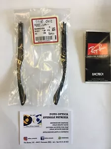 RAY BAN ASTE RICAMBIO RB 8318 CH COL. 002 BLACK CARBON fiber aste originali - Foto 1 di 1