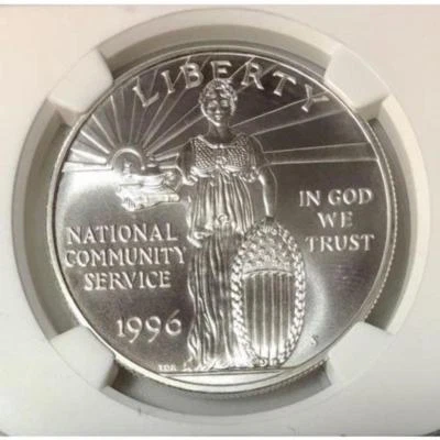 1996 S Community Service NGC MS69   ***Rev Tye's Stache*** #302575 - Image 1 of 4