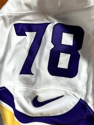 Camiseta Nike Minnesota Vikings BLANCA 78 Auténtica NFL ON FIELD 2014 Talla 48 Foto 1 de 4