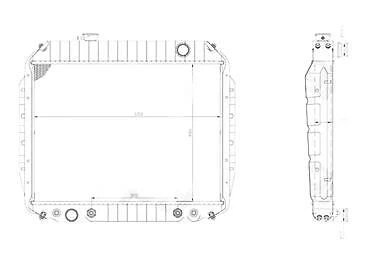 Radiador aire acondicionado global # 433C Foto 1 de 1