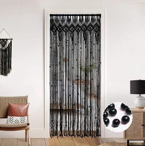 Door Curtain for Doorways,String Beaded Witchy Halloween Privacy Room Divider... - Picture 1 of 6