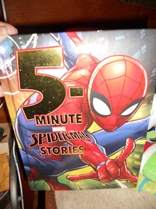 5-MINUTE SPIDER-MAN STORIES (5-MINUTE STORIES) HARDCOVER VERY GOOD FREE SHIP - Picture 1 of 4