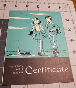 Vacation Bible School Certificate (# 8214 Scripture Press) Used - Picture 1 of 3