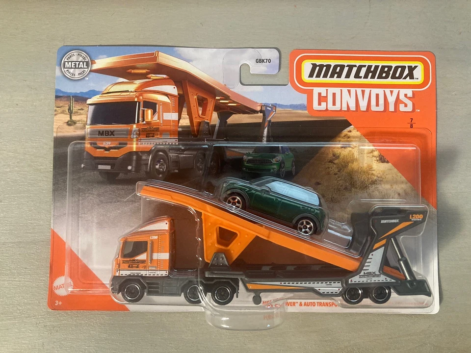 Matchbox Convoys | MBX Cabover & Auto Transport Trailer \ 2011 Mini Countryman - Bild 1 von 1