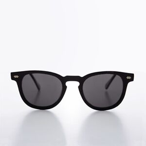 Black James Dean Style Horn Rim Sunglasses Polarized Gay Lens - Benson