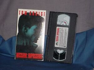 TOM CRUISE Mission Impossible VHS