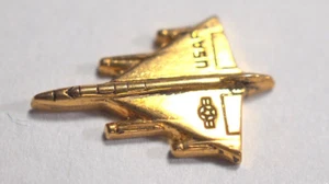 "Avión emblema emblema B-58, especie de color dorado rosa, 5/8" - Imagen 1 de 4