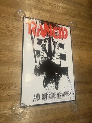 Rancid, Out Come The Wolves, Poster, 2003, 24x36, EX Condition, Punk - Image 1 of 4