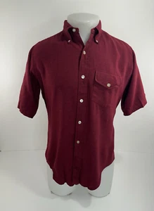 DUKE of HOLLYWOOD - Vintage Tapered Mens S / M - 15 15.5 Flannel Feel Shirt - Picture 1 of 4