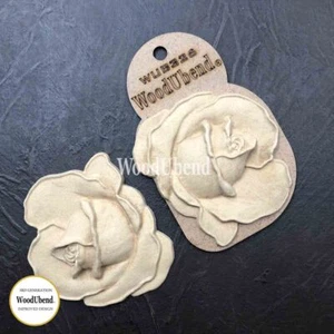 WoodUbend Heat Bendable Molding Pack of Two Classic Roses Medium WUB0326 8×9.5cm - Picture 1 of 2