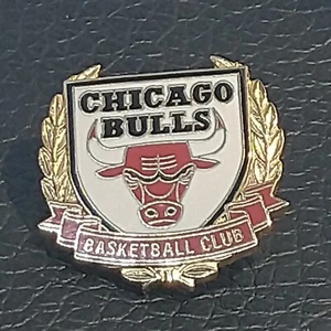 Chicago Bulls NBA Pin Enamel 1994 "Basketball Club" Pinback Hat Pin Peter David - Picture 1 of 7
