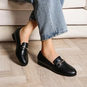 Women Casual Shoes Slip On Comfortable Office Work Loafer Shoes Flat Shoes - Picture 1 of 31