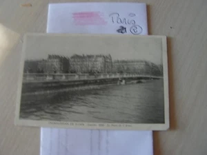  carte postale  vers 1900 inondations paris  pont de l'alma  - Picture 1 of 2