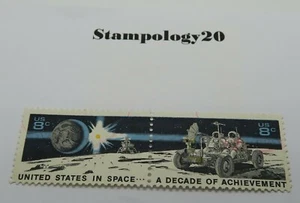 US stamp #1435b, US in Space Decade of Achievement , M,VF, NG, 1971 - Picture 1 of 2