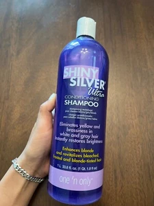 ONE N ONLY - Shiny Silver Conditioning Shampoo 1 Liter 33.8oz (Super Cheap) - Picture 1 of 1