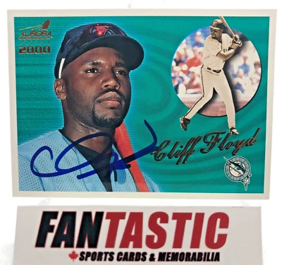 Cliff Floyd Signed IP 2000 Pacific Aurora #58 Autograph In Person Marlins - Image 1 of 2
