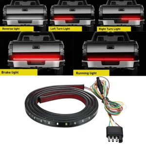 60" LED Strip Tailgate Light Bar Reverse Brake Signal For Chevy Ford Dodge Truck - Picture 1 of 12
