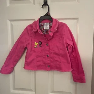 Girls Pink Jacket /365 Kids from Garanimals Peanuts Youth: Size:  6 - Picture 1 of 8
