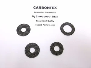 SHIMANO REEL PART - Calcutta 400 - (4) Smooth Drag Carbontex Drag Washers #SDS42 - Picture 1 of 1