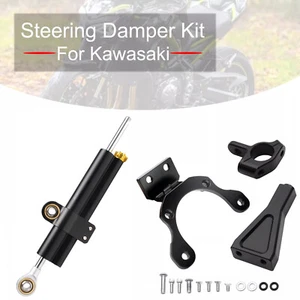 Per Kawasaki Z900 Kit Ammortizzatori di Sterzo Kit Supporto Stabilizzatore Lineare Nero 2019-22 - Foto 1 di 20
