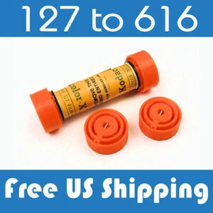 127-616 Medium Format Folding/Box Camera Film Spool Adapter Set-Kit Lomography - Picture 1 of 3