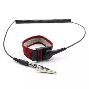 Adjustable Anti Static ESD Wrist Strap Discharge Band Ground Bracelet Electronic - Picture 1 of 13