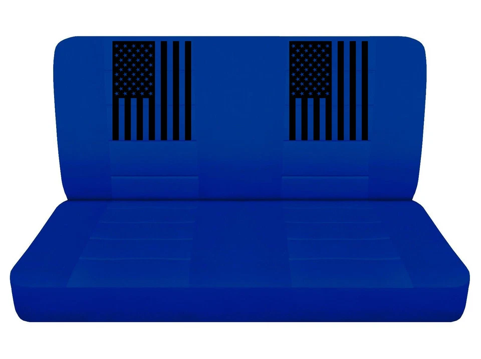 Fundas de asiento de banco para camioneta para Ford F 250 1972-1991 cubiertas de asiento de auto bandera estadounidense Foto 1 de 1