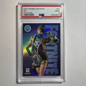 2021 Panini Fortnite Biz #32 Holofoil PSA 9 MINT Series 3 - Picture 1 of 2