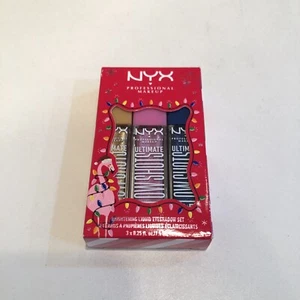 Nyx Professional Brightening Liquid Eyeshadow Set Makeup Holiday Collection - Picture 1 of 2