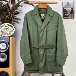 Immaculate GRENFELL 42” Chaqueta de Tirador Etiqueta Montaña Vintage Años 60/70 Impermeable - Imagen 1 de 24