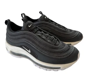 Nike Air Max 97 GS Junior Trainers Black White Size UK 5 New - Picture 1 of 8