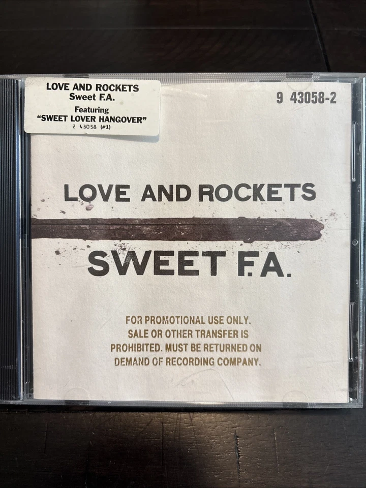 Love And Rockets - Sweet F.A. CD 1996  Promo Release. Rare Like New D8 Foto 1 de 2