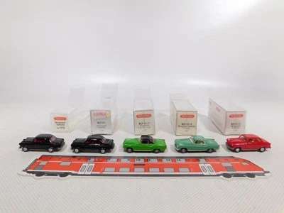 5X Wiking H0 1:87 Borgward Isabella 170 823 00 823 01 13 Ecc Mint Box #DP705-0,5 - Immagine 1 di 4