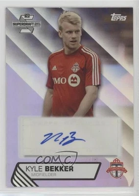2013 Topps MLS SuperDraft Auto Purple /50 Kyle Bekker #SDA-KB Auto - Image 1 of 2