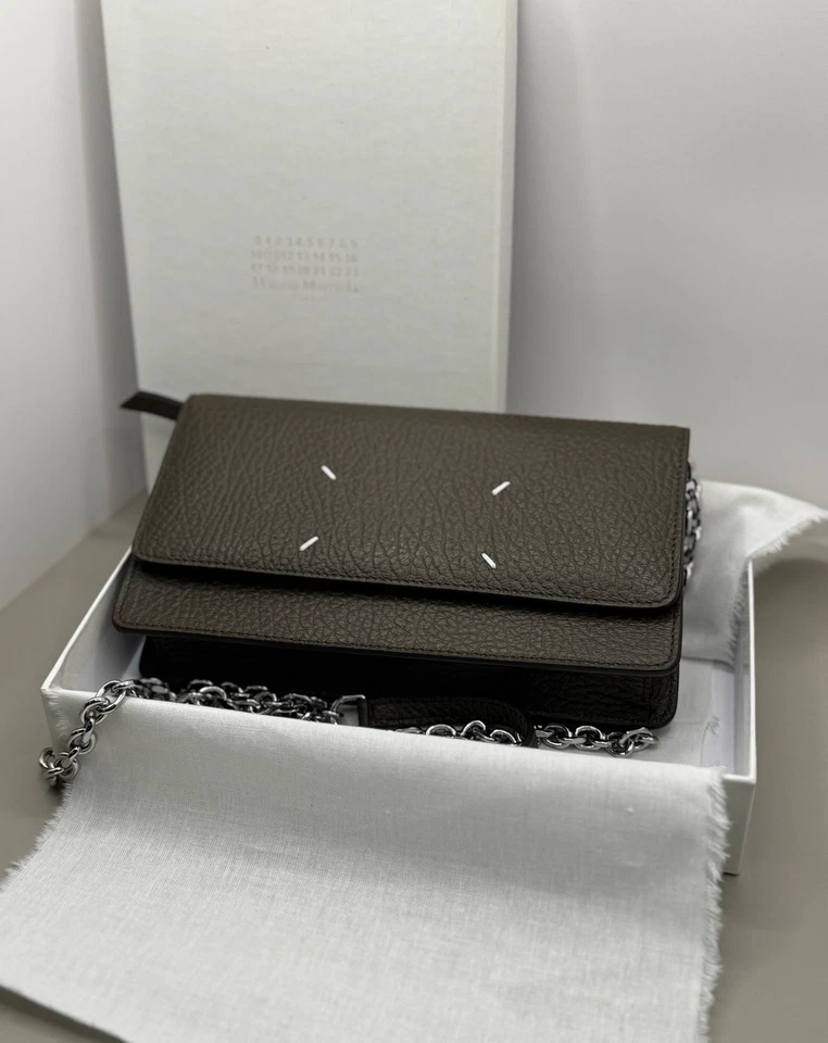 Bolso de cadena de cuatro puntadas MAISON MARGIELA color topo Foto 1 de 4