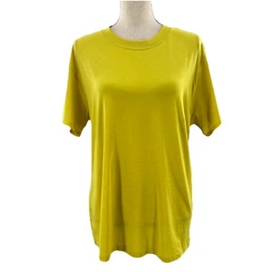 NWT Lululemon All Yours Boyfriend Tee Yellow Womens 8 LW3C3PS - Picture 1 of 9