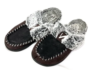 VONMAY Womens Warm Fuzzy Slippers Faux Fur Closed Toe Slip on House Shoes  - Picture 1 of 12