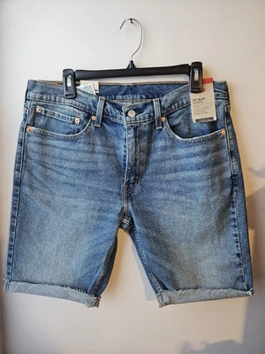 Pantalones Cortos de Jean Levi’s 511 Slim Para Hombre 34 Denim Lavado Medio Corte Sin Agua Nuevos con Etiquetas Foto 1 de 4