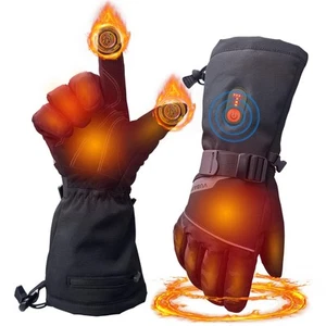 Heated Gloves for Men Women Rechargeable Heated Gloves Waterproof and Windpro... - Picture 1 of 8